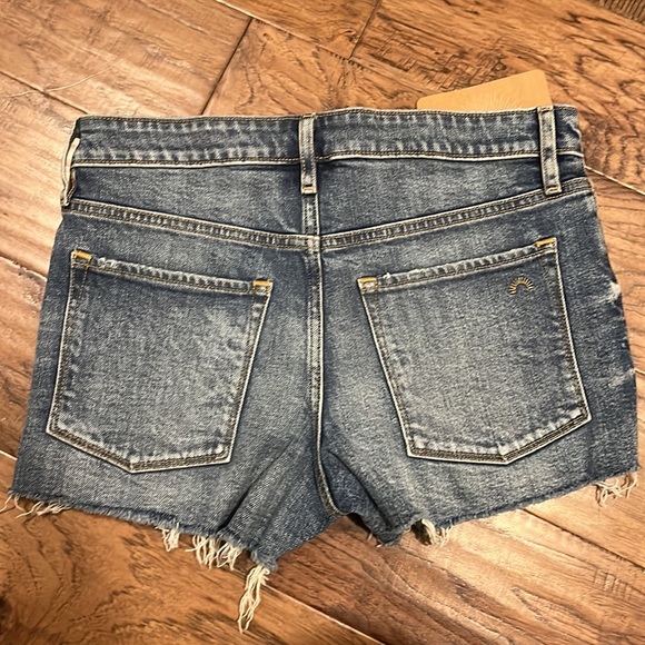 NWT Porter Blue Emma Cutoff shorts size 28 - Picture 6 of 7